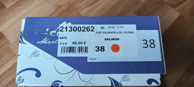 Bailarinas Martinitta Naranja/Salmón Talla 38