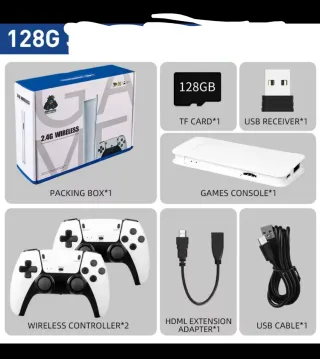 Consola de Juegos Retro 128GB Inalámbrica