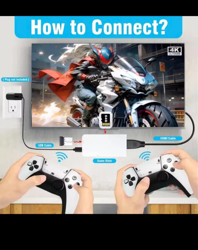 Consola de Juegos Retro 128GB Inalámbrica