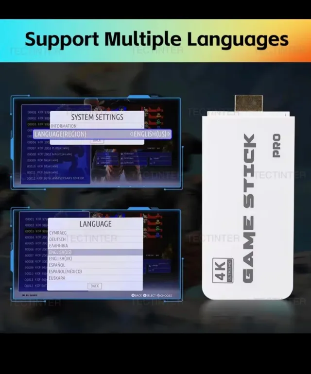 Consola de Juegos Retro 128GB Inalámbrica