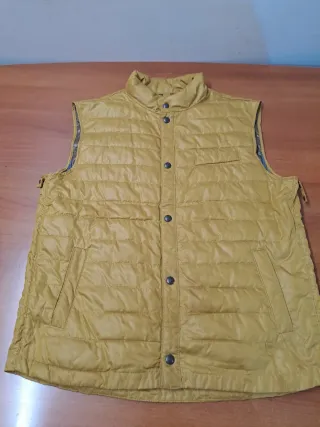 Chaleco Massimo Dutti Amarillo Hombre