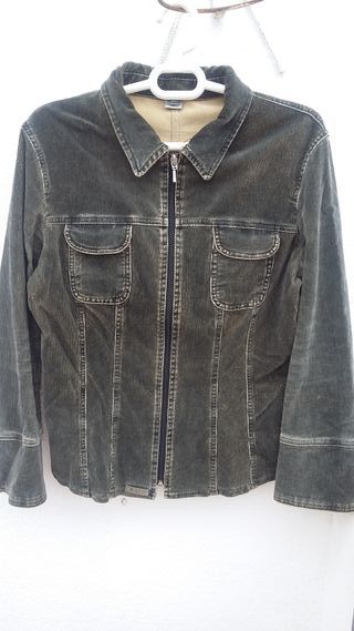 Sobrecamisa de pana gris