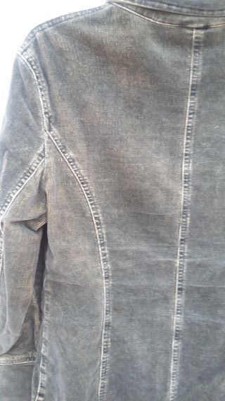 Sobrecamisa de pana gris