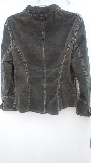 Sobrecamisa de pana gris