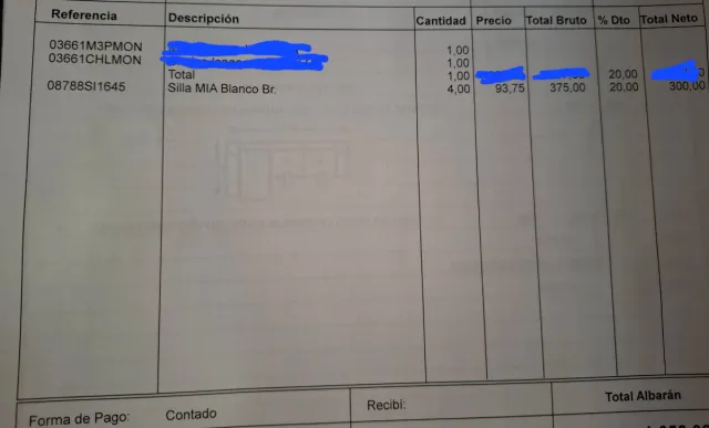 Sillas comedor polipiel blanca y cromado