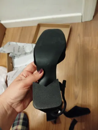 Zapatos tacón terciopelo