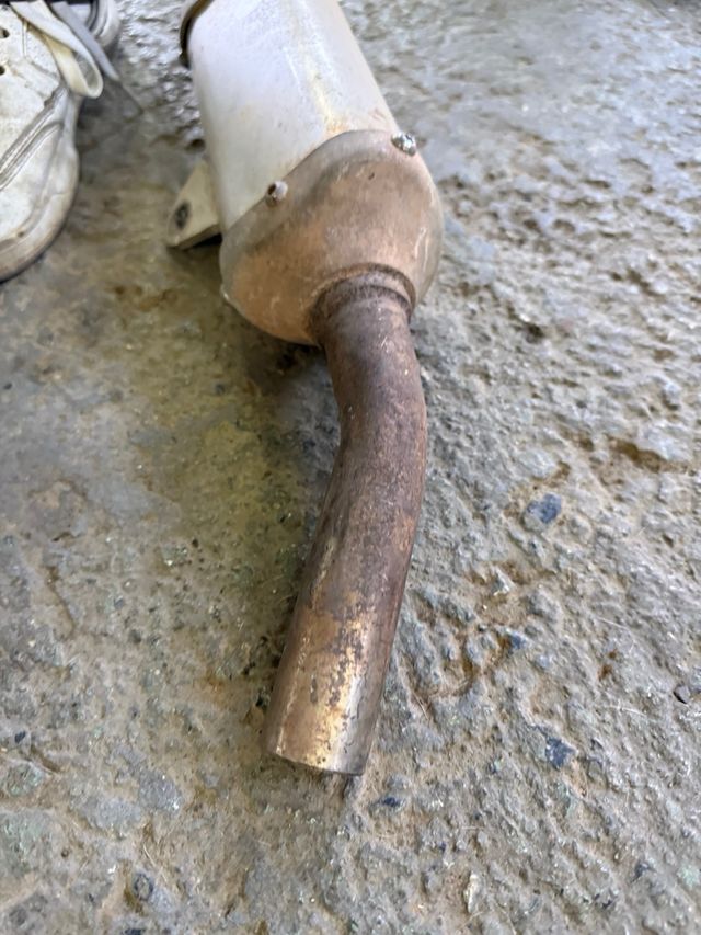 Tubo de escape pit bike