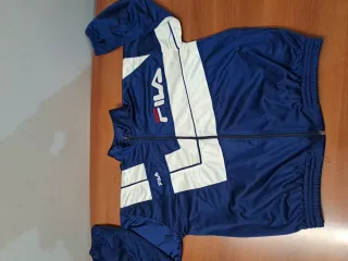 Chaqueta Vintage Fila Hombre Azul/Blanco