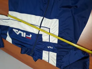 Chaqueta Vintage Fila Hombre Azul/Blanco