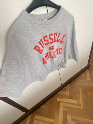 Crop Top Gris Russell Athletic Talla Única