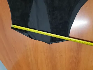 Chaleco Cuero Vintage Hombre Negro