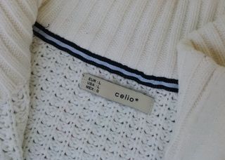 Maglione Celio Bianco Taglia L