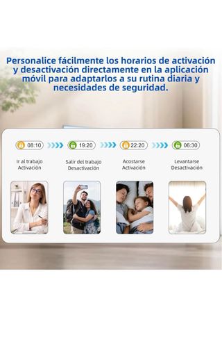 Kit Alarma Casa WiFi + 4G con Pantalla Táctil 4,3”