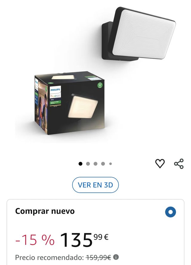 Lampada intelligente, Hue Welcome, Proiettore LED intelligente per esterni