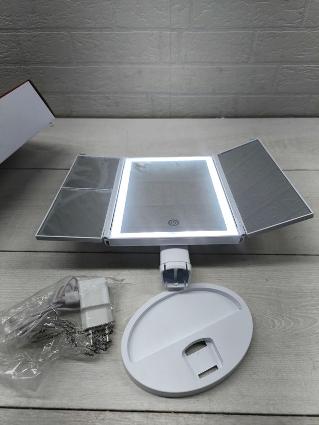 Specchio per trucco con luce, specchio da toeletta LED