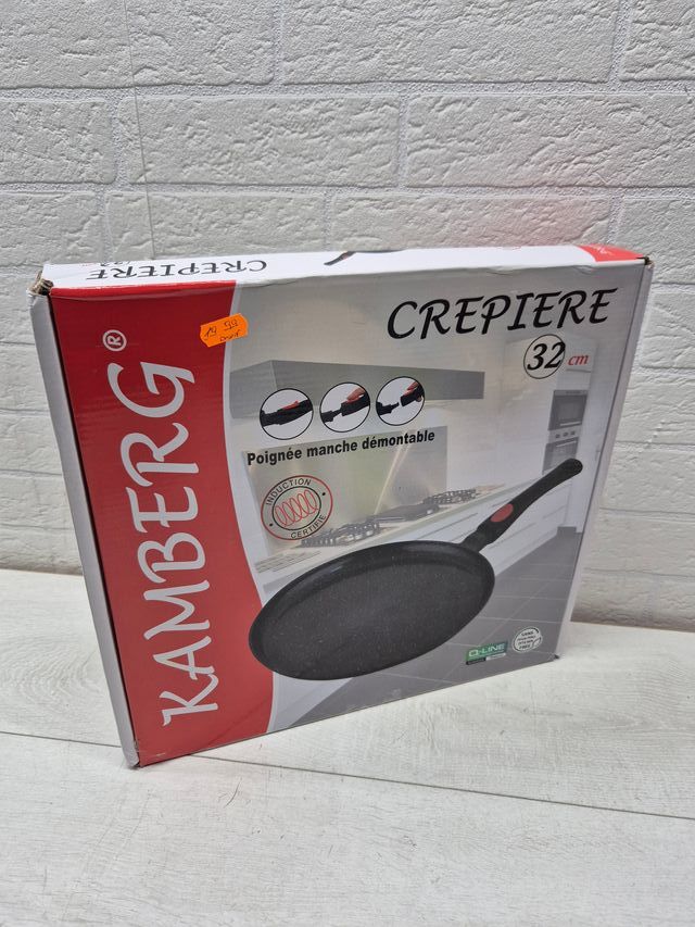 Padella per crepes con manico estraibile