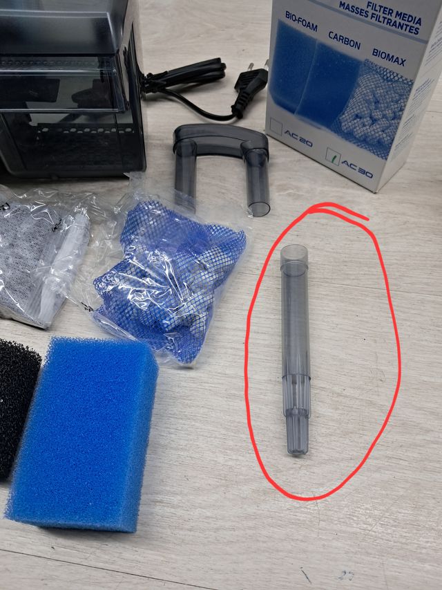 Filtro a zaino Fluval per acquario AC30