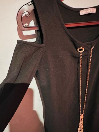 Top fiesta negro talla L/XL