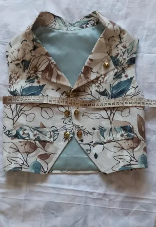 Chaleco Fallero Niño Flores NUEVO