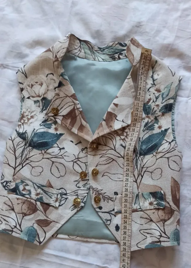 Chaleco Fallero Niño Flores NUEVO