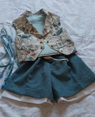 Chaleco Fallero Niño Flores NUEVO