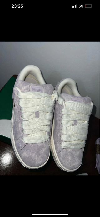 Puma Suede XL washed out donna viola