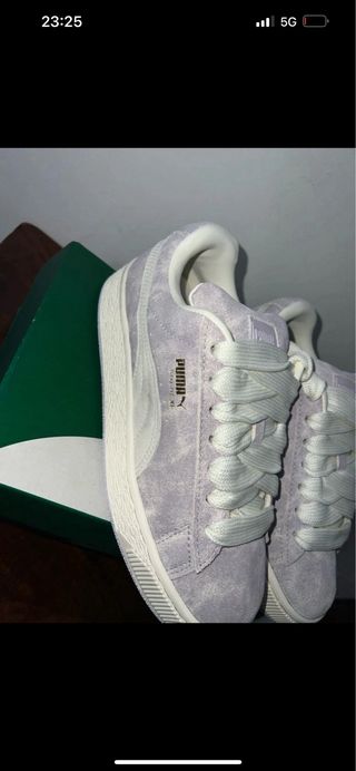 Puma Suede XL washed out donna viola