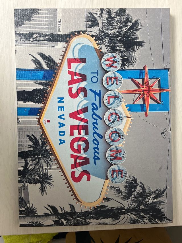 Cuadro Welcome Las Vegas