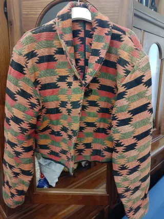 Giubbino donna fantasia etnica