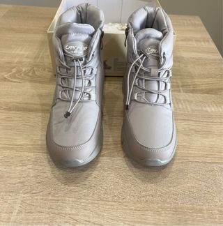 Stivaletti donna CAMOMILLA beige/argento