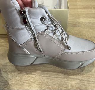 Stivaletti donna CAMOMILLA beige/argento