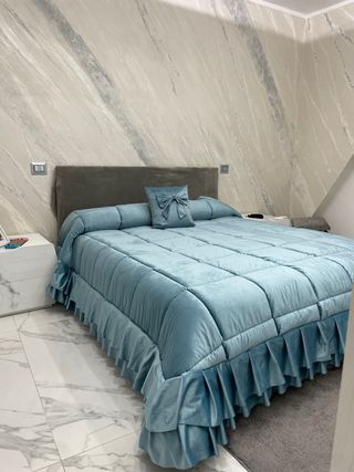 Trapunta nuova in velluto