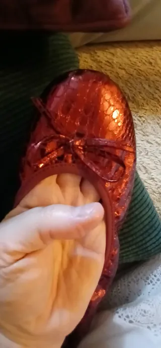 Manoletinas Salvador Bachiller Rojas y Doradas