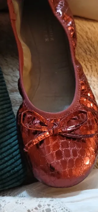 Manoletinas Salvador Bachiller Rojas y Doradas