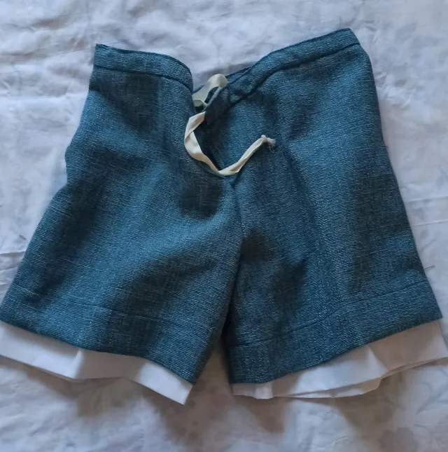 Pantalón saragüell niño azul y blanco