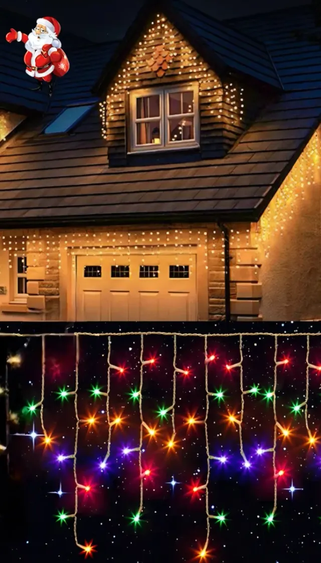 Guirnalda MULTICOLOR 400 LED en 10 m. EXTERIOR