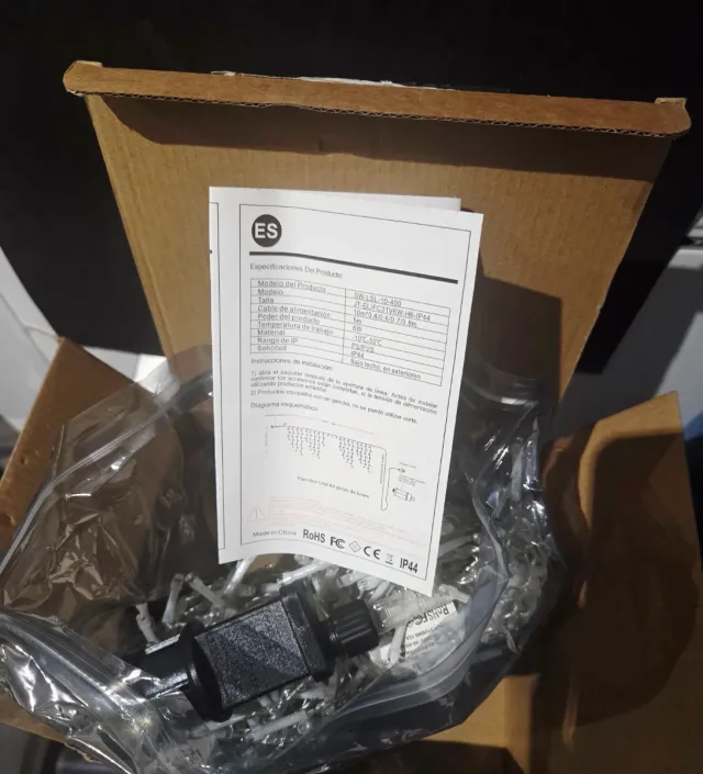 Guirnalda MULTICOLOR 400 LED en 10 m. EXTERIOR