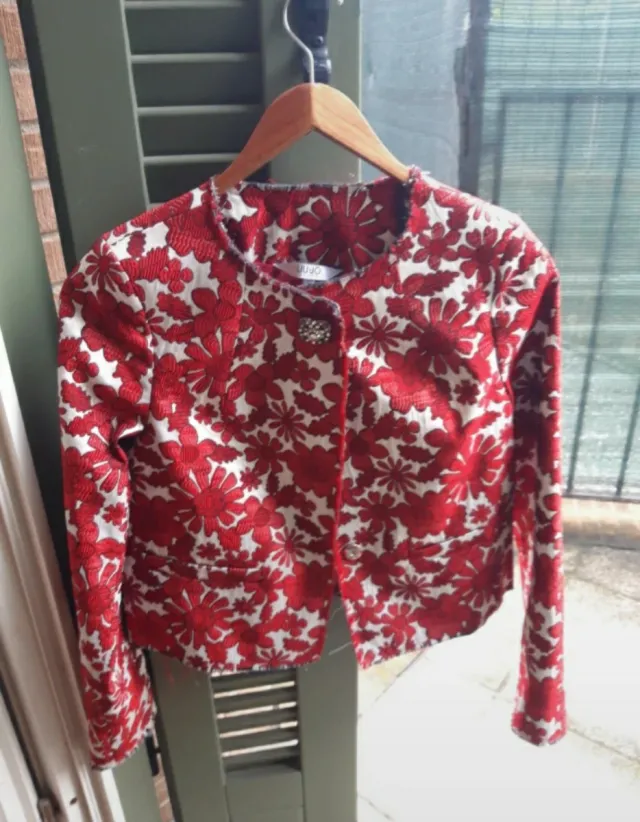 Blazer Liu Jo rosso e bianco