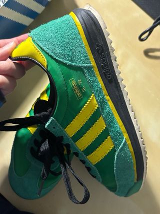 Zapatillas Adidas SL72 Verde y Amarillo