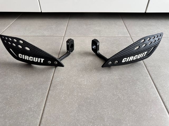 Paramanos CIRCUIT Fibra Carbono + Soportes