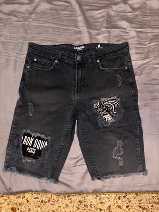 Pantalón corto vaquero BLACK SQUAD M