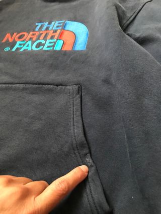 Vintage Y2K Felpa cappuccio tgS North Face