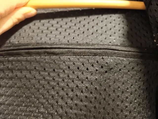 Chaqueta Biker Piel Negra y Roja con Protecciones