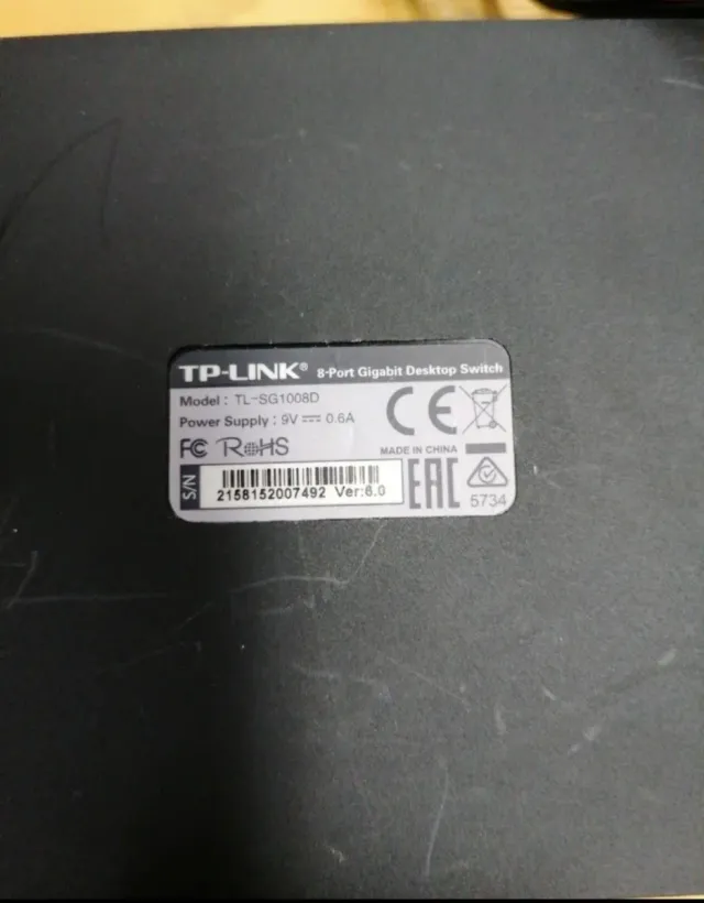 Switch TP-Link 8 Puertos Ethernet