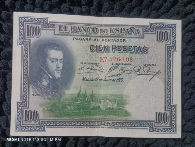 Billete 100 Pesetas Banco de España