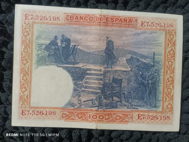 Billete 100 Pesetas Banco de España