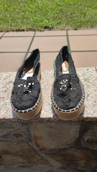 Alpargatas Refresh Negras Talla 41