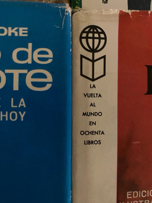 8 libros colección“La vuelta al mundo en 80 libros