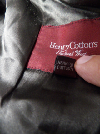 Cappotto Uomo Henry Cotton's Tailored Wear Nero