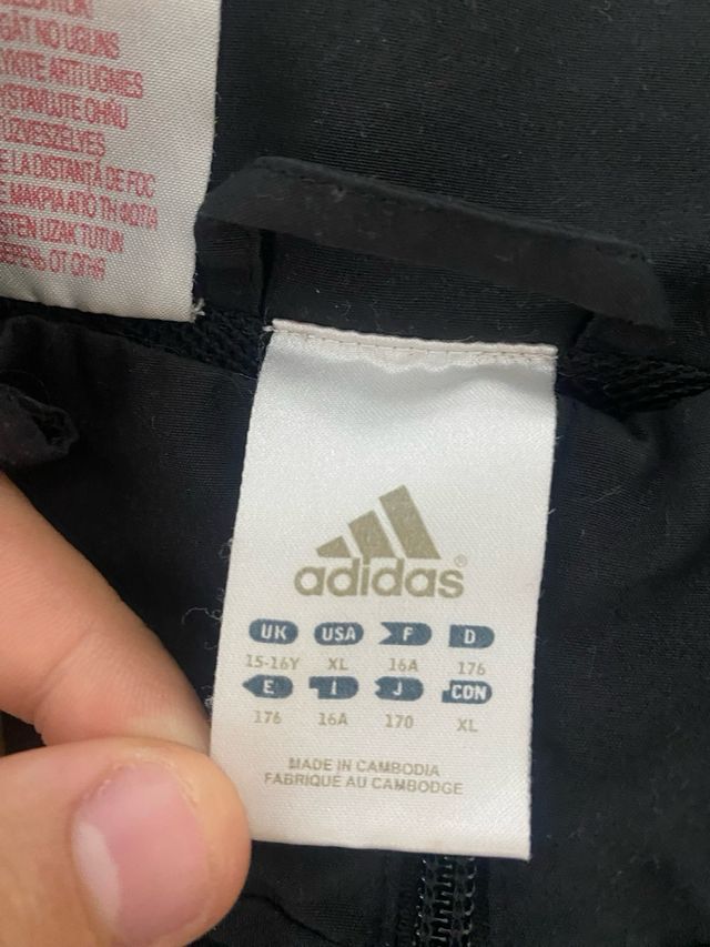Sudadera Adidas Negra y Amarilla